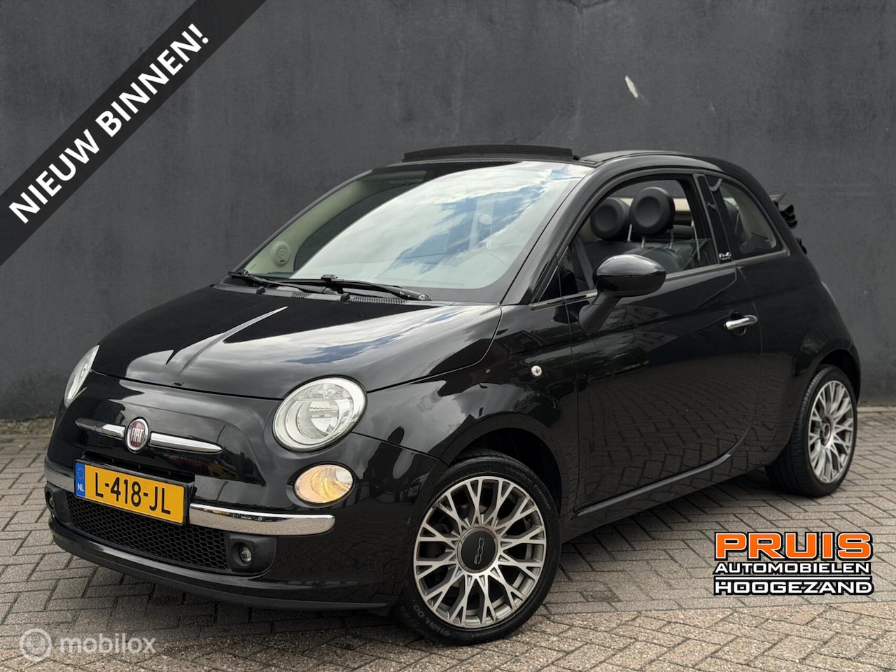 Fiat 500 C - 1.4 Lounge -CLIMA-LEDER-STOELV- Apk (04-2027) *INRUIL MOGELIJK* - AutoWereld.nl