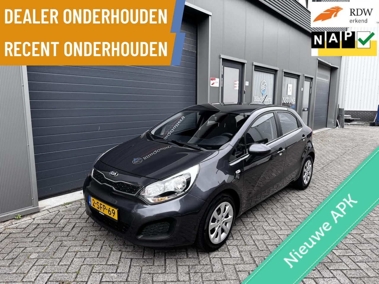 Kia Rio - 1.2 CVVT Comfort Pack|Airco|Dealer Ond.|NW APK| - AutoWereld.nl