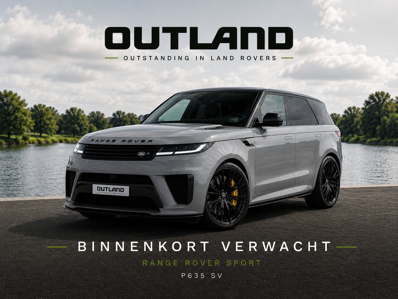 Land Rover Range Rover Sport - P635 SV Edition Two | NL-Auto | Marl Grey | Keramische remmen | 23" inch Dark Grey Carbon - AutoWereld.nl