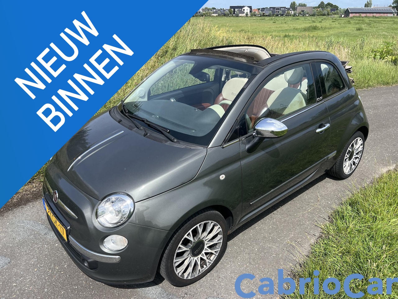 Fiat 500 C - 0.9 TwinAir Lounge BiColor GARANTIE - AutoWereld.nl