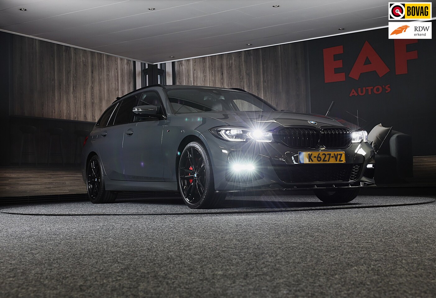 BMW 3-serie Touring - 320e M Line / Carbon / Bruin Leder / Navi / Camera / Cruise Control / F1 / Open Panorama / - AutoWereld.nl