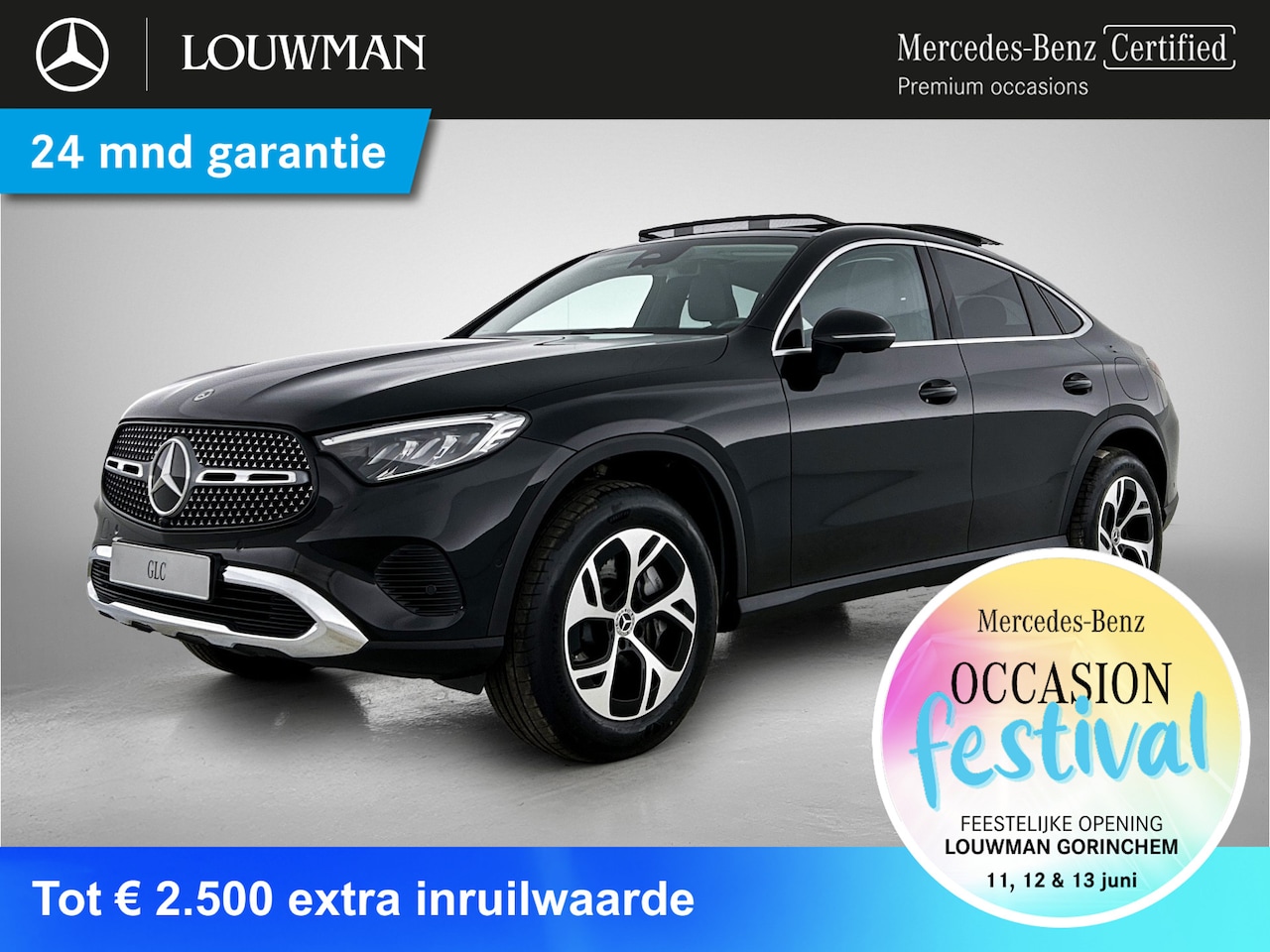 Mercedes-Benz GLC-klasse Coupé - 300 e 4MATIC Plug-In Hybride Panorama Schuif-Kanteldak | Trekhaak | Memory Pakket | Stoel - AutoWereld.nl