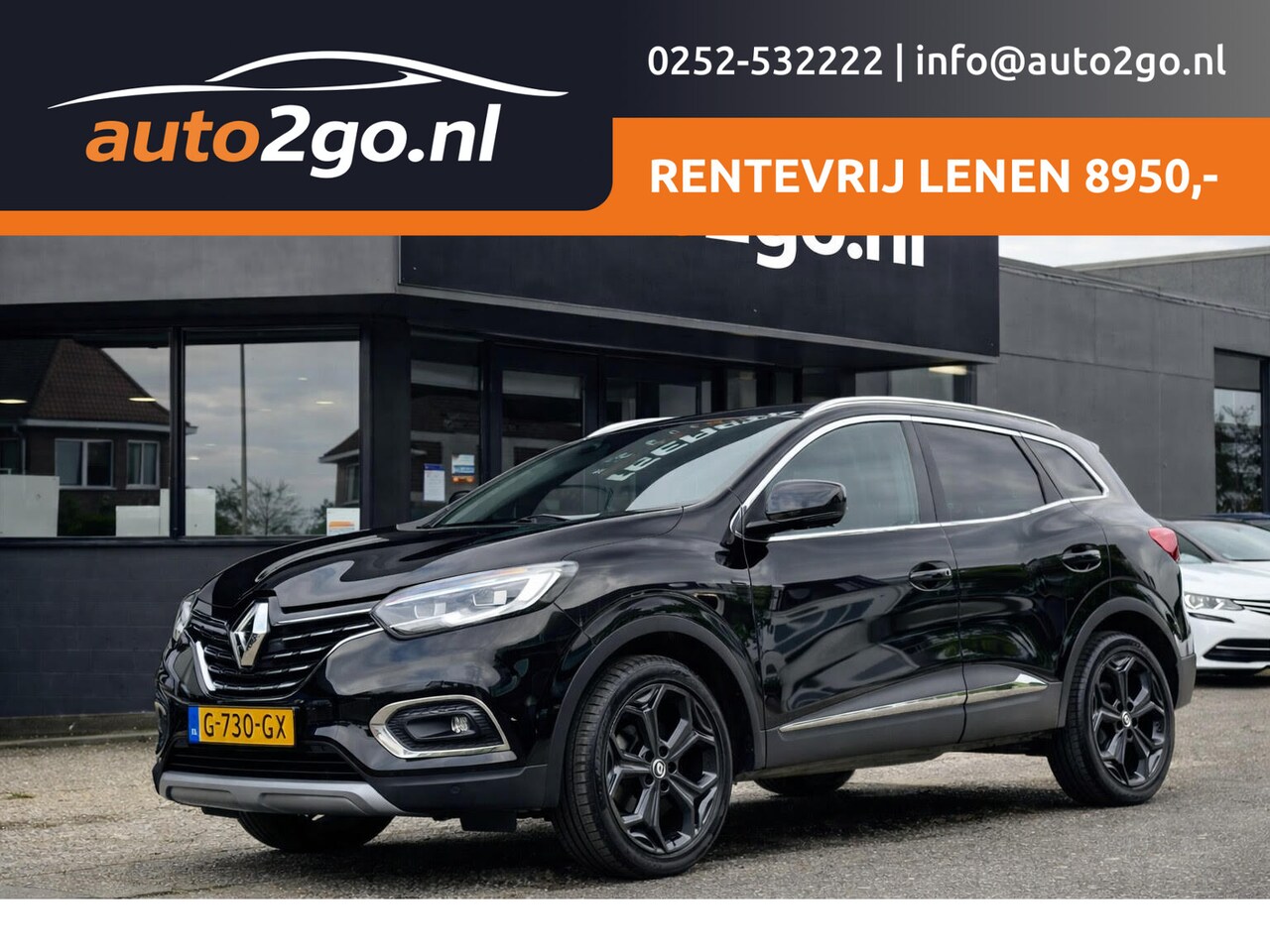 Renault Kadjar - 1.3 TCe AUT7 BLACK EDITION DESIGNO-LEDER NAVI CAMERA LED LMV PDC - AutoWereld.nl