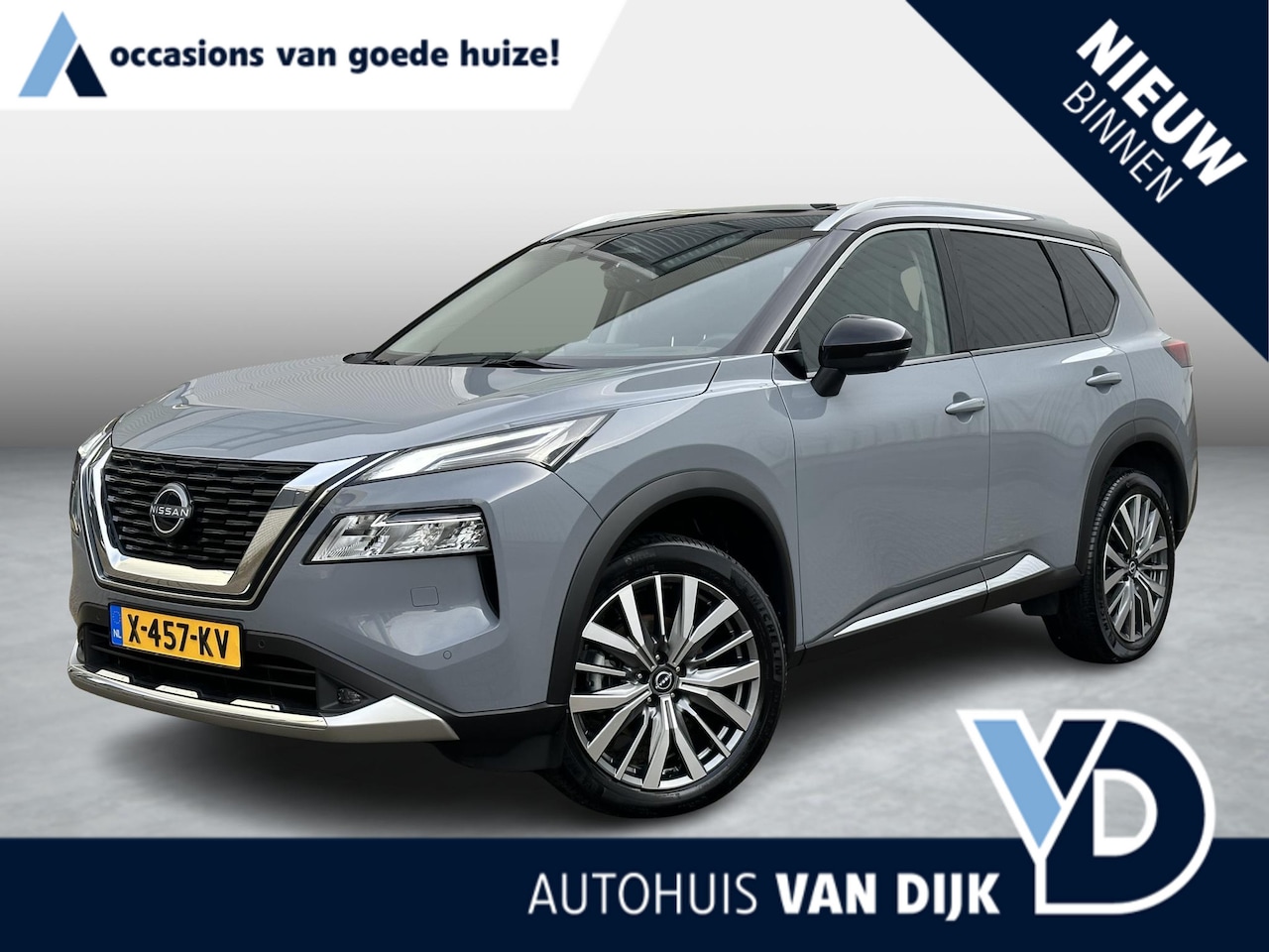 Nissan X-Trail - 1.5 MHEV 204pk Tekna Plus | 7-pers./Nappa Leder/20-inch/Pano-Dak - AutoWereld.nl