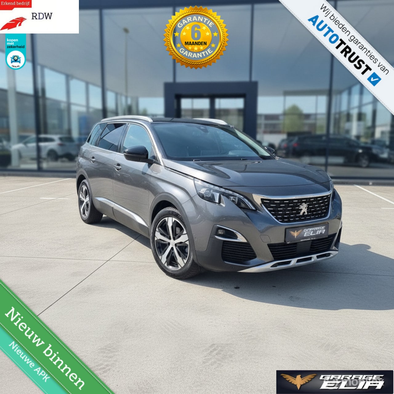 Peugeot 5008 - 1.2 PureTech GT-Line 7PL Aut. LED | PDC - AutoWereld.nl