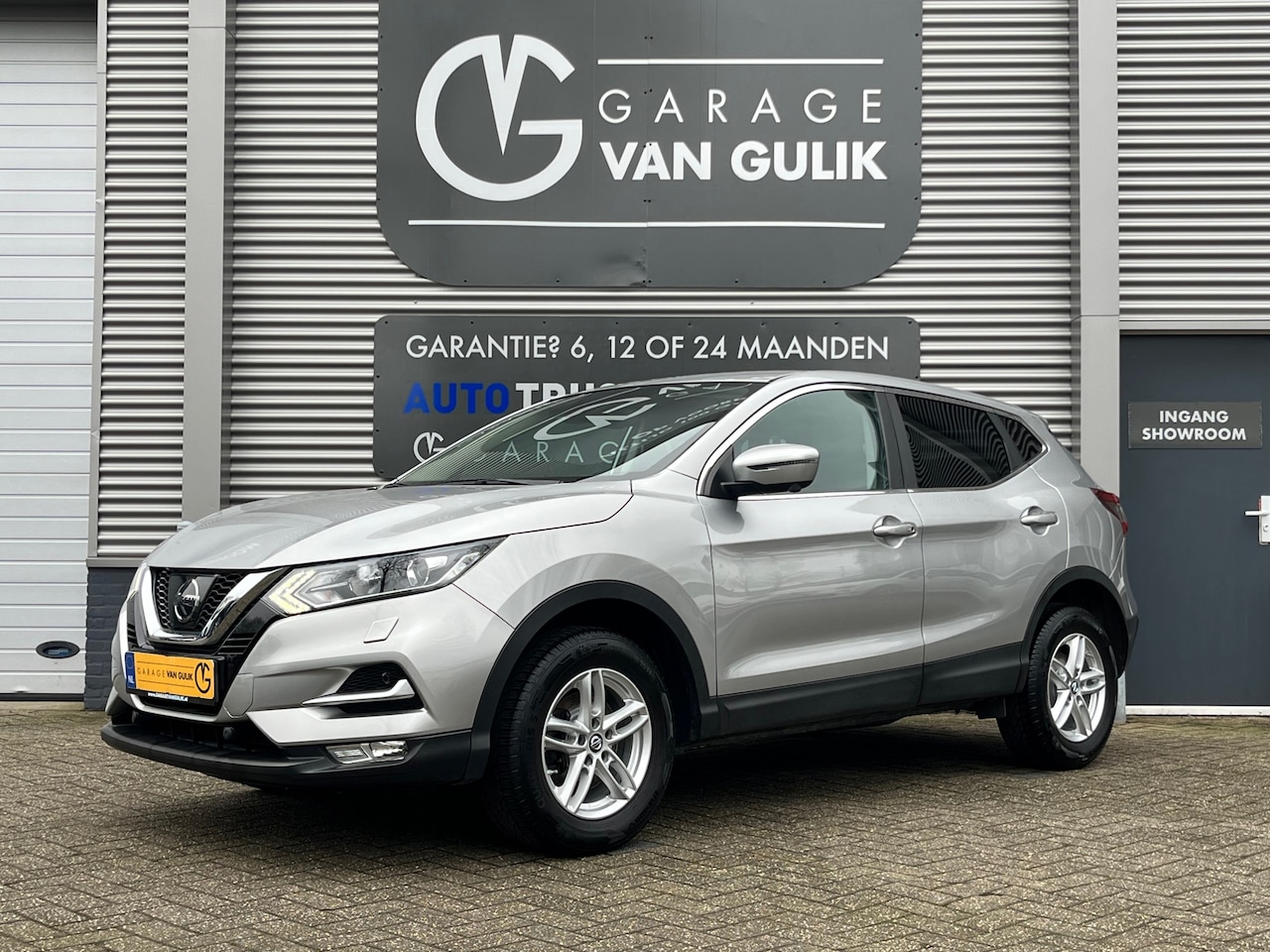 Nissan Qashqai - 1.2 116PK Navi,Clima,Cruise,Isofix,LaneAssist,ElektrRamen+Spiegels,Stoelverwarming,Camera, - AutoWereld.nl