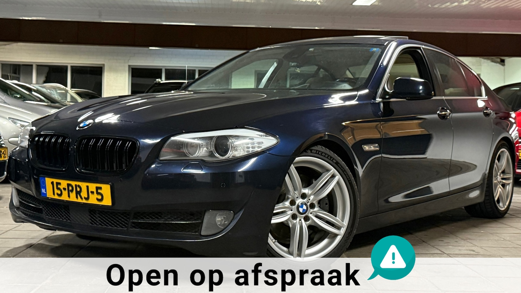 BMW 5-serie - 530d High Executive|Fulloption|Pano|Trekhaak|StoelVw|PDC|Verlaagd| - AutoWereld.nl