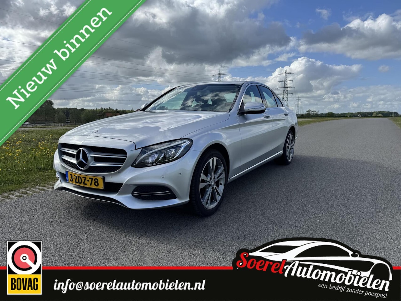 Mercedes-Benz C-klasse - 180 Lease Edition sport interieur lm velg - AutoWereld.nl