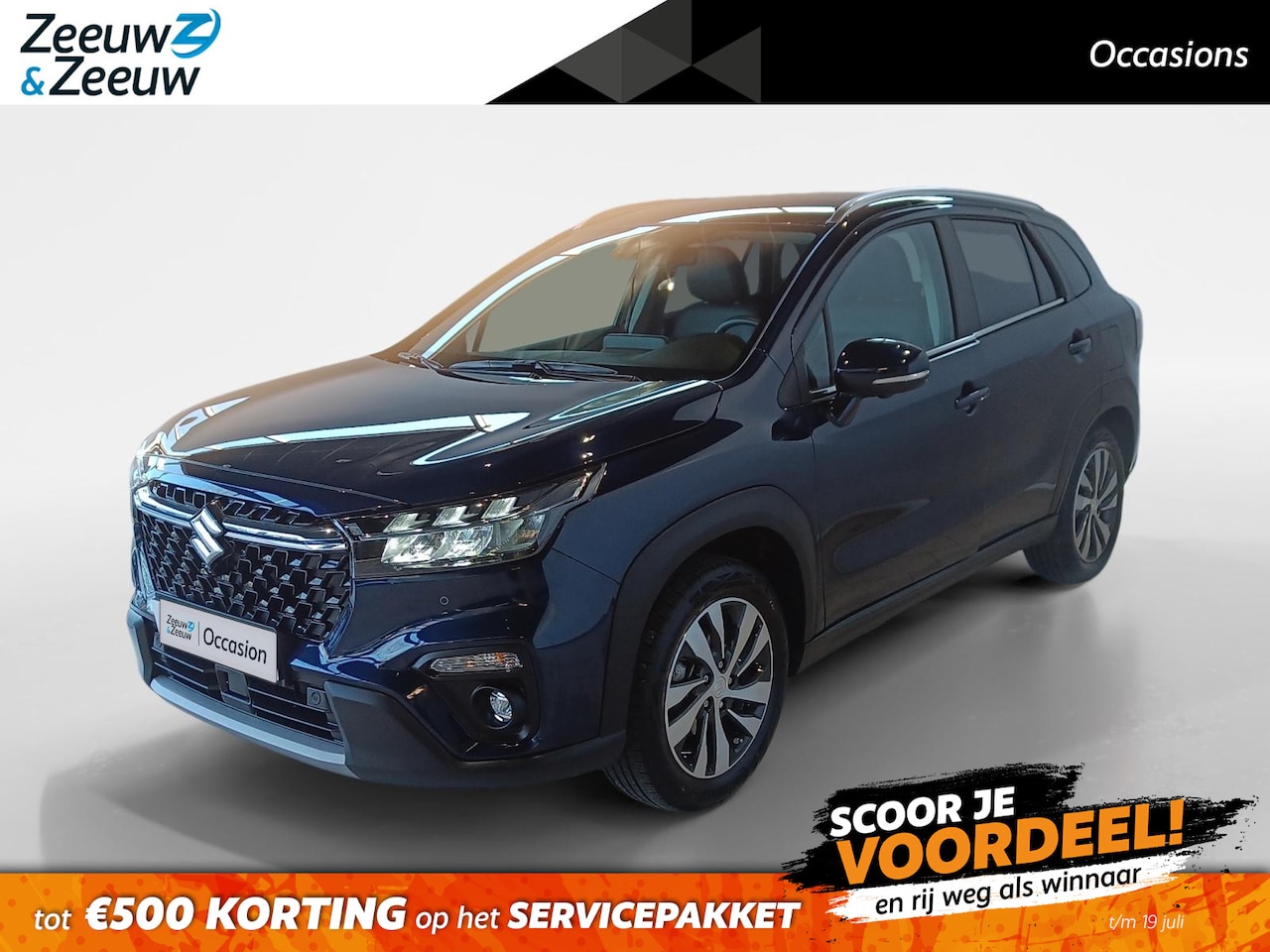Suzuki S-Cross - 1.5 Hybrid Style *Navi+360Camera*Climate Control*Stoelverwarming*Adapt.Cruise*LM.Velgen*1s - AutoWereld.nl