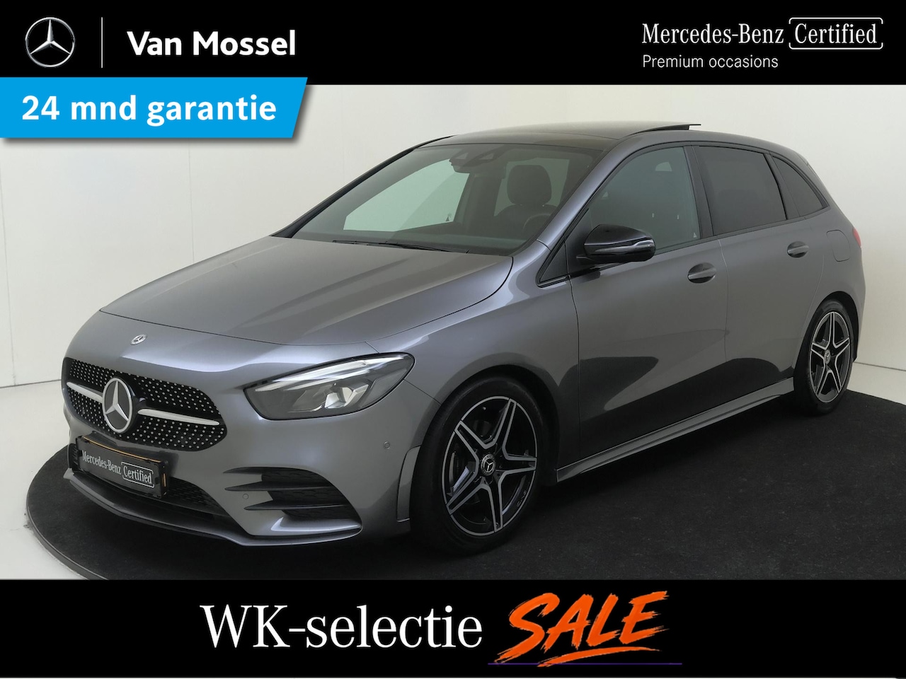 Mercedes-Benz B-klasse - 180 Business Solution AMG / Panaroma-dak / Night-Pakket / Achteruitrijcamera / - AutoWereld.nl