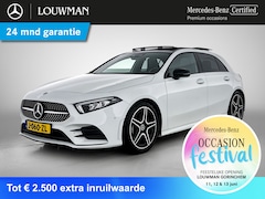 Mercedes-Benz A-klasse - 180 AMG line | Night Pakket | Panorama Schuif-Kanteldak | Sfeerverlichting. | Ledkoplampen