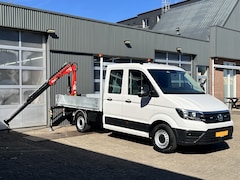 Volkswagen Crafter - 35 2.0 TDI L3 Fassi Laadkraan M15A Trekhaak 3500 kg trekgewicht Airco Apple carplay Cruise