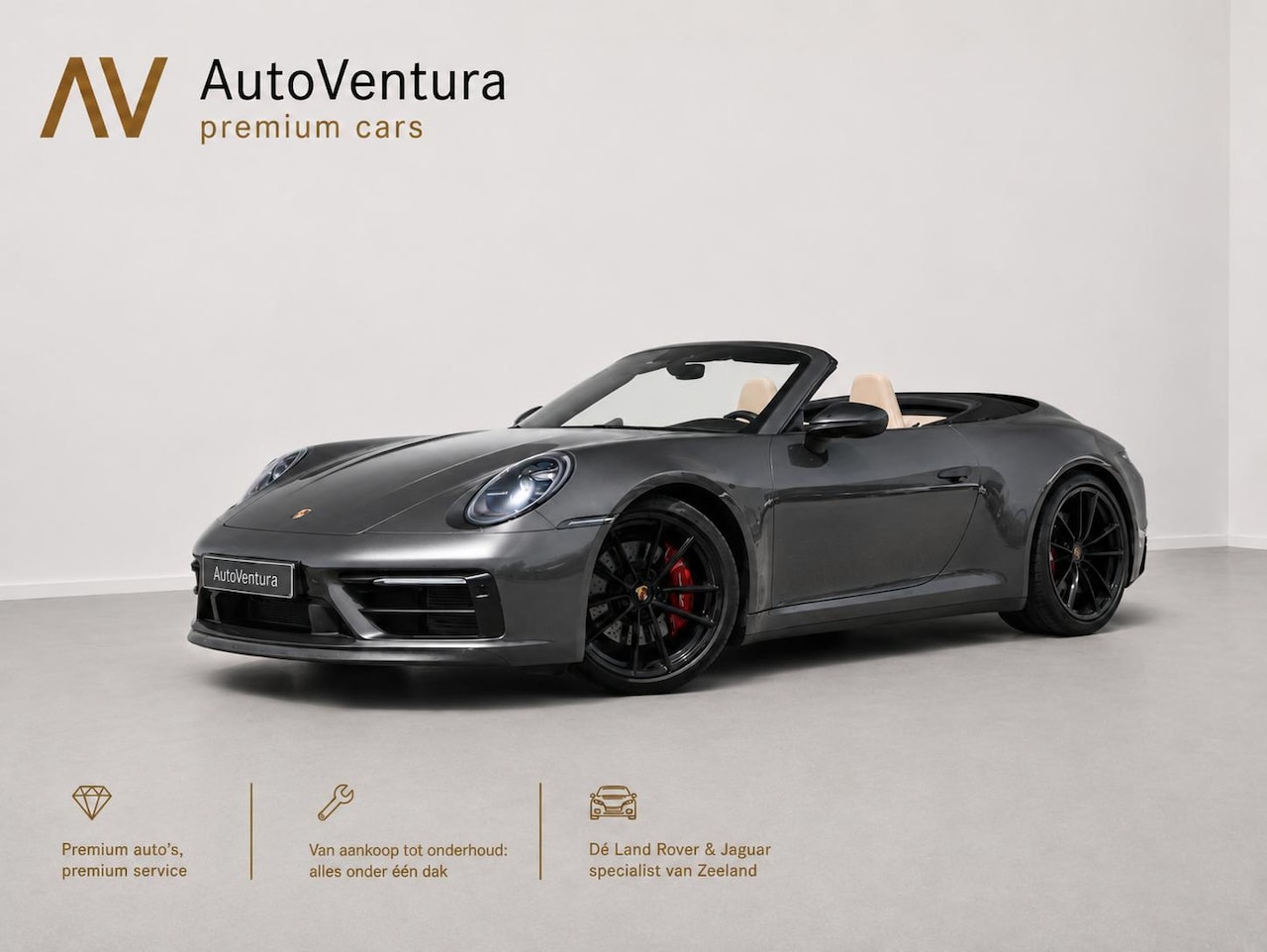 Porsche 911 Cabrio - 3.0 Carrera S |Front lift | Achteras sturing | Matrix LED | BOSE Sound | Stoelverwarming + - AutoWereld.nl