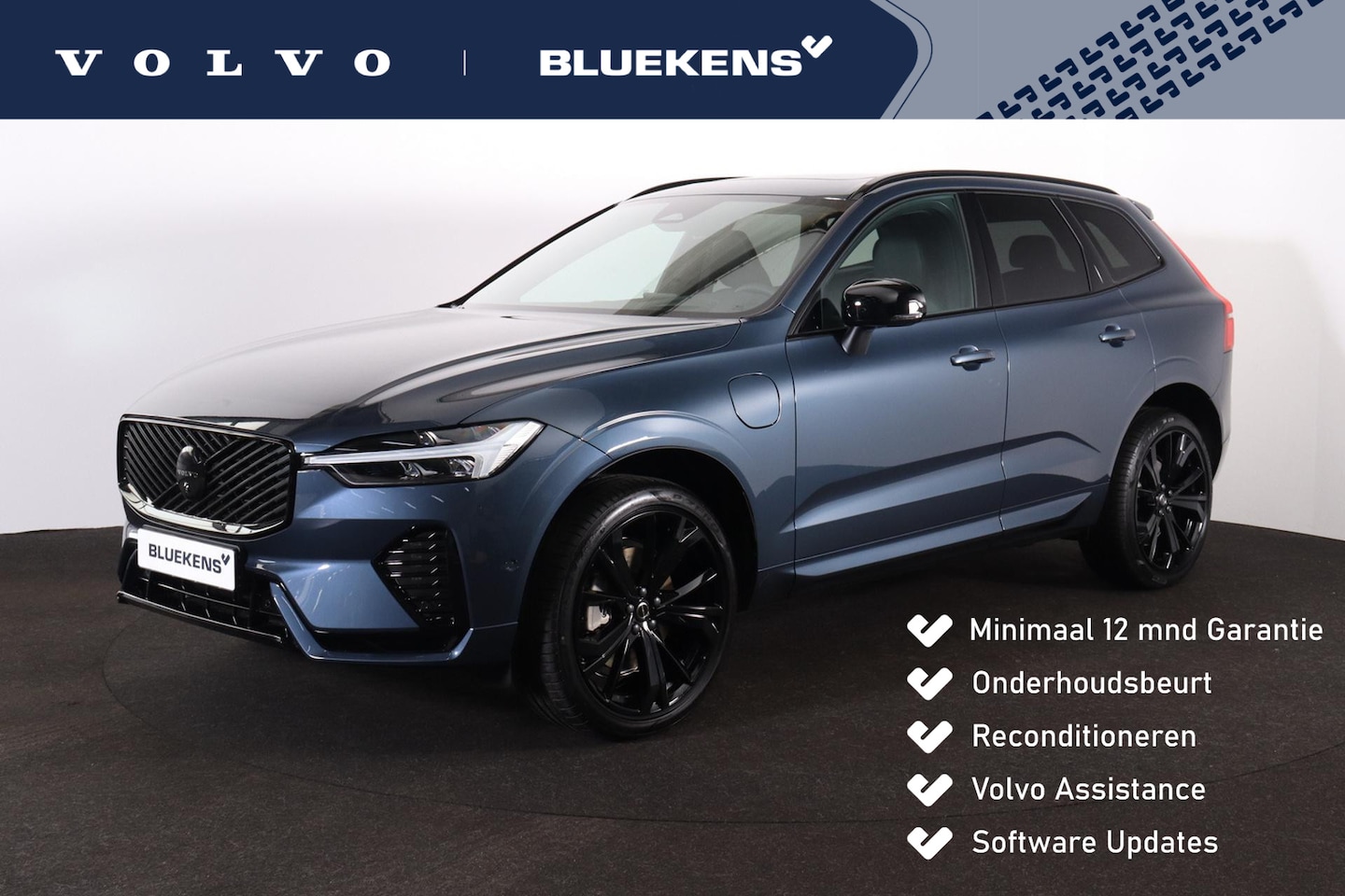 Volvo XC60 - T6 Recharge AWD Plus Black Edition - Panorama/schuifdak - IntelliSafe Assist & Surround - - AutoWereld.nl