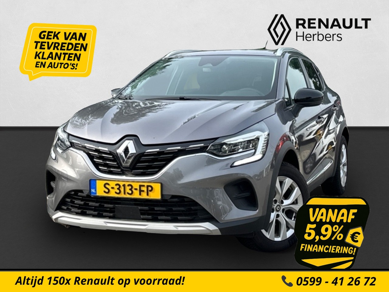 Renault Captur - 1.0 TCe 100 Zen CRUISE / STOELVERW. / TREKHAAK / PDC ACHTER / ECC - AutoWereld.nl