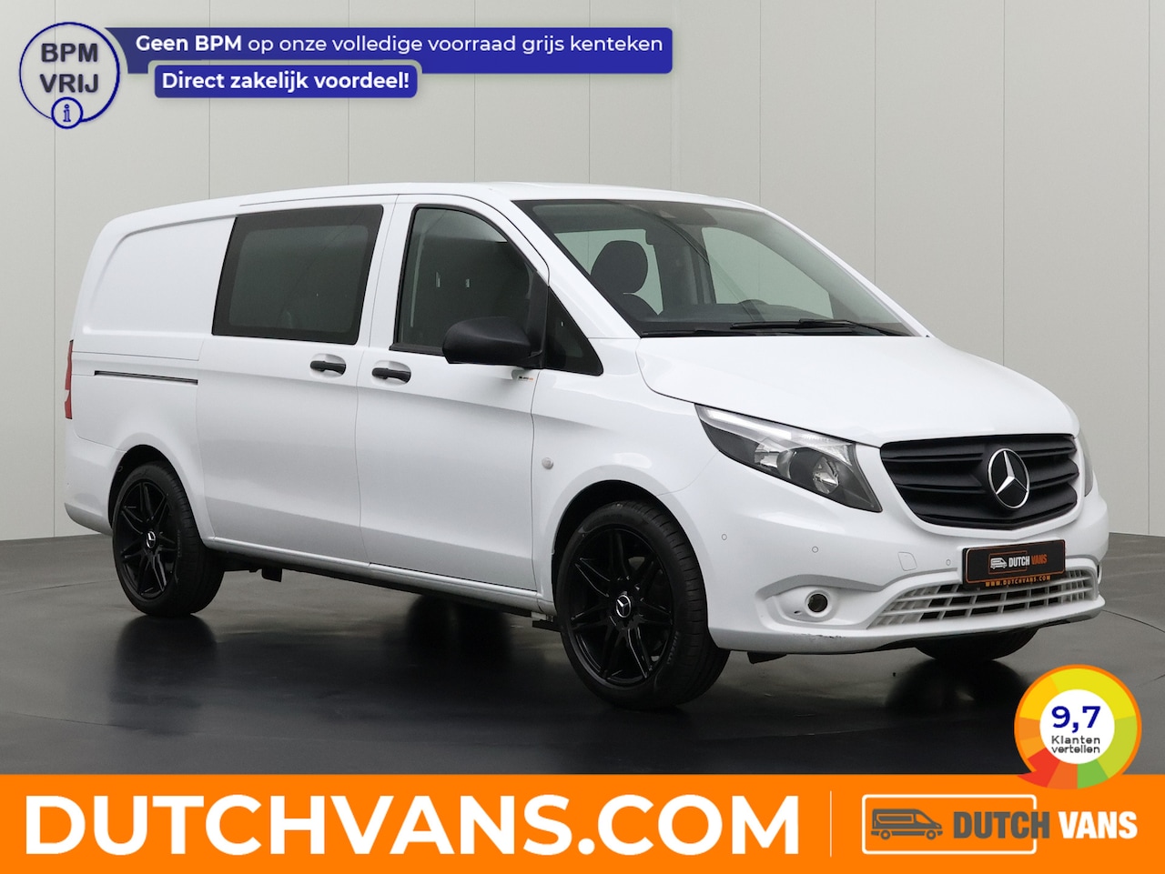 Mercedes-Benz Vito - 119CDi Automaat Lang 4x4 Dubbele Cabine | Navigatie | Airco | Cruise - AutoWereld.nl