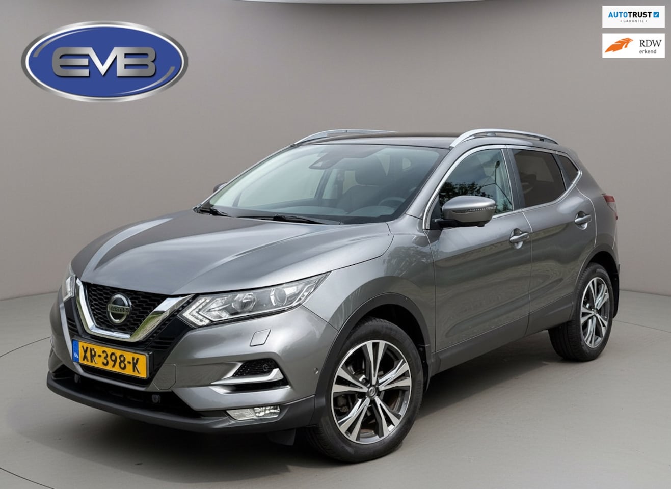 Nissan Qashqai - 1.2 Tekna 1.2 Tekna, panoramadak, 360 camera, stoelverwarming, afneembare trekhaak, vele opties - AutoWereld.nl