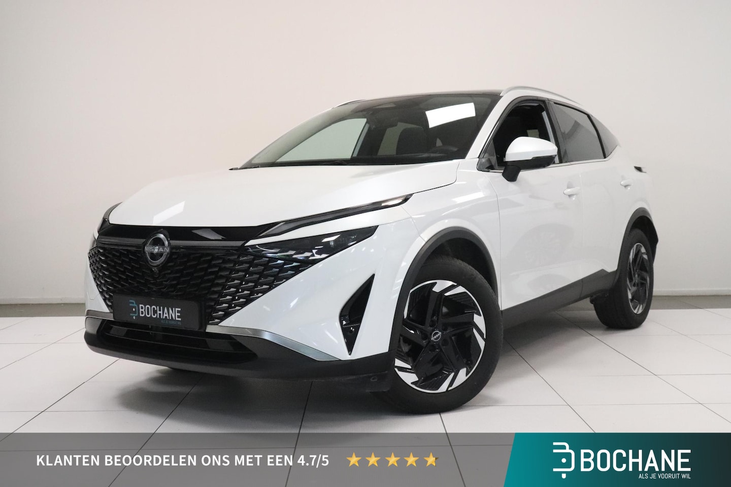 Nissan Qashqai - 1.3 MHEV Xtronic Business Executive | Panoramadak | 360° Camera | elektr achterklep | Appl - AutoWereld.nl