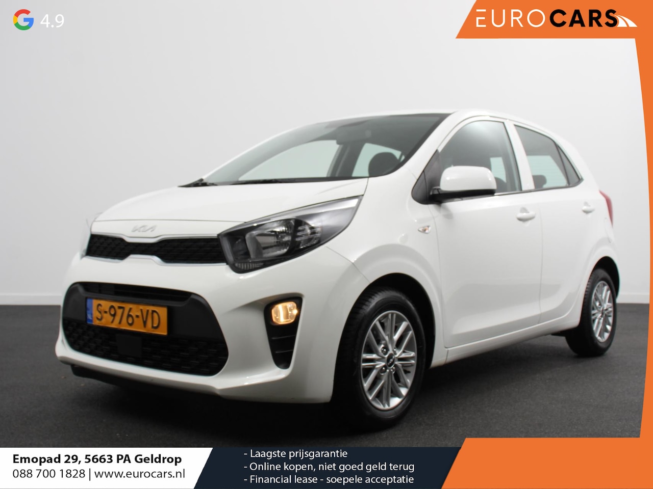 Kia Picanto - 1.0 DPi DynamicLine Airco Navigatie Apple Carplay/Android Auto Camera Lichtmetalen Velgen - AutoWereld.nl