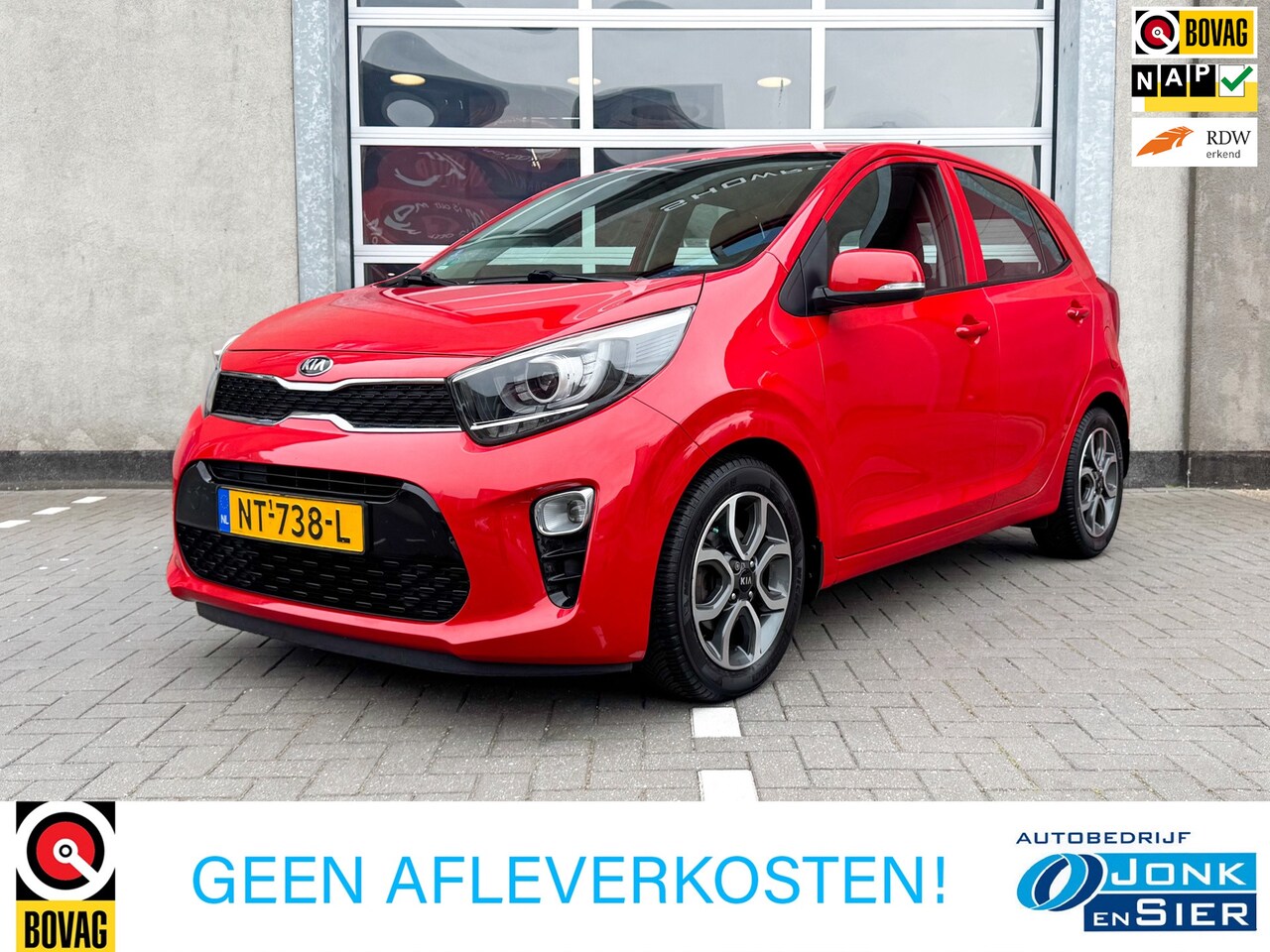Kia Picanto - 1.0 CVVT First Edition|Navi|Camera|Apple CarPlay/Android Auto|Velgen|4-seiz.banden - AutoWereld.nl