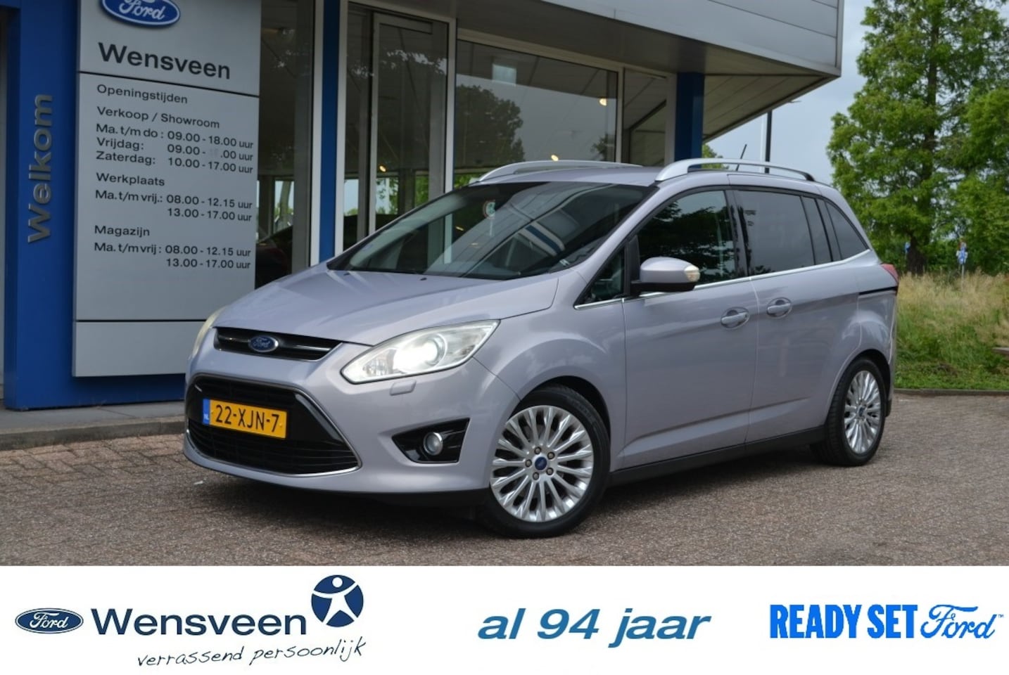 Ford Grand C-Max - 1.6T 150pk ECOBOOST Titanium | 7-persoons, 100% onderhouden - AutoWereld.nl