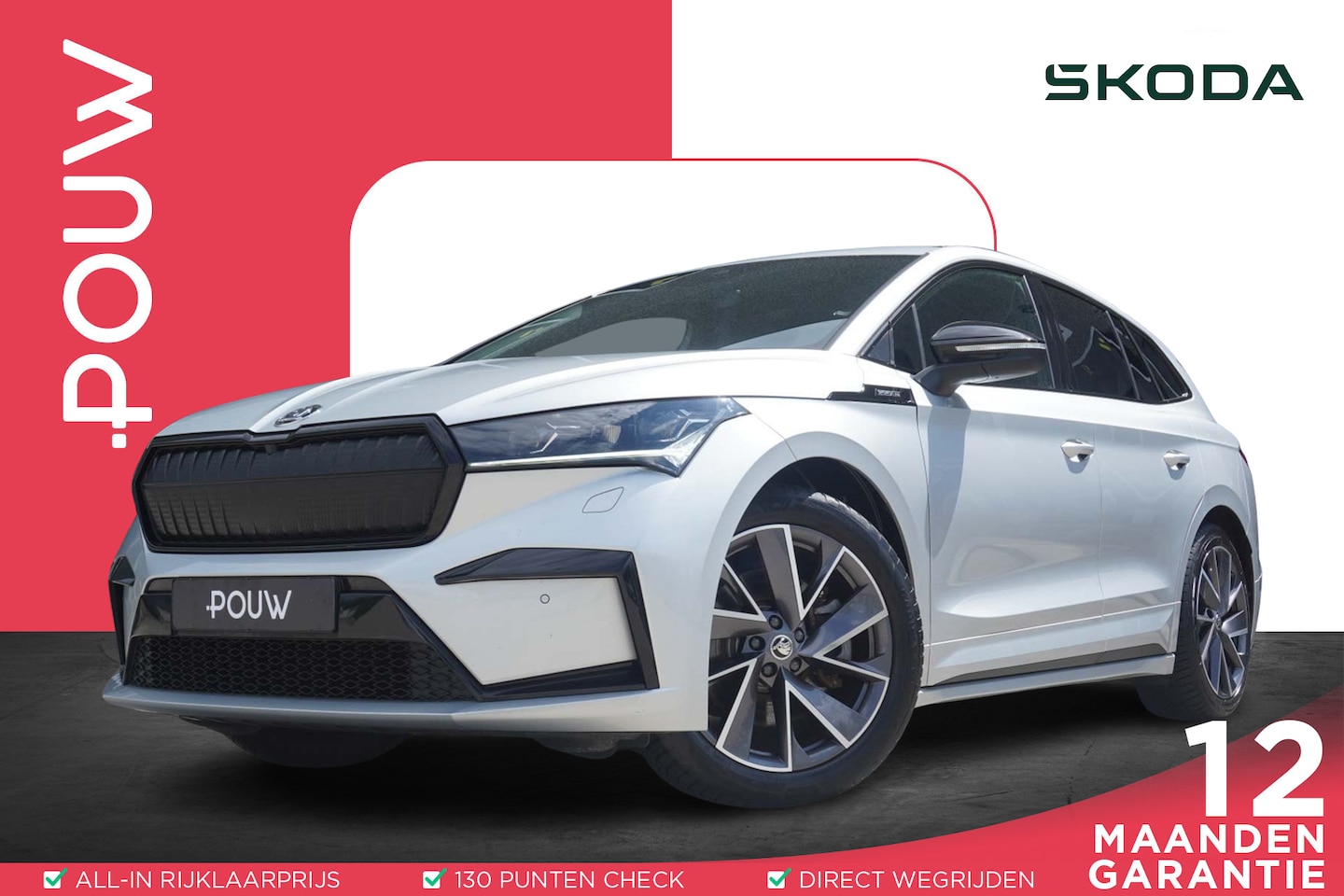 Skoda Enyaq iV - 80 204pk Sportline | SoH 89% | Adaptive Cruise | Stoelverwarming - AutoWereld.nl