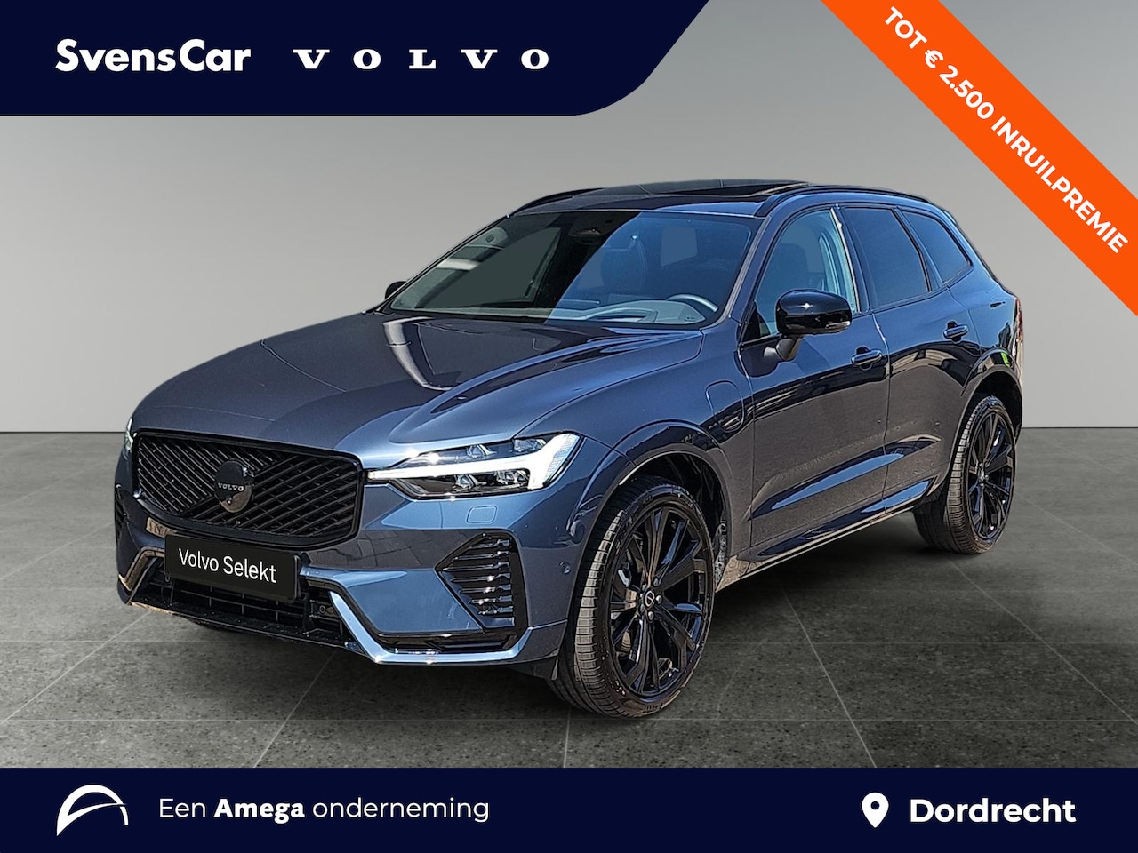 Volvo XC60 - 2.0 T6 Plug-in hybrid AWD Ultra Black Edition | Elektrisch glazen panorama-dak | 360 grade - AutoWereld.nl