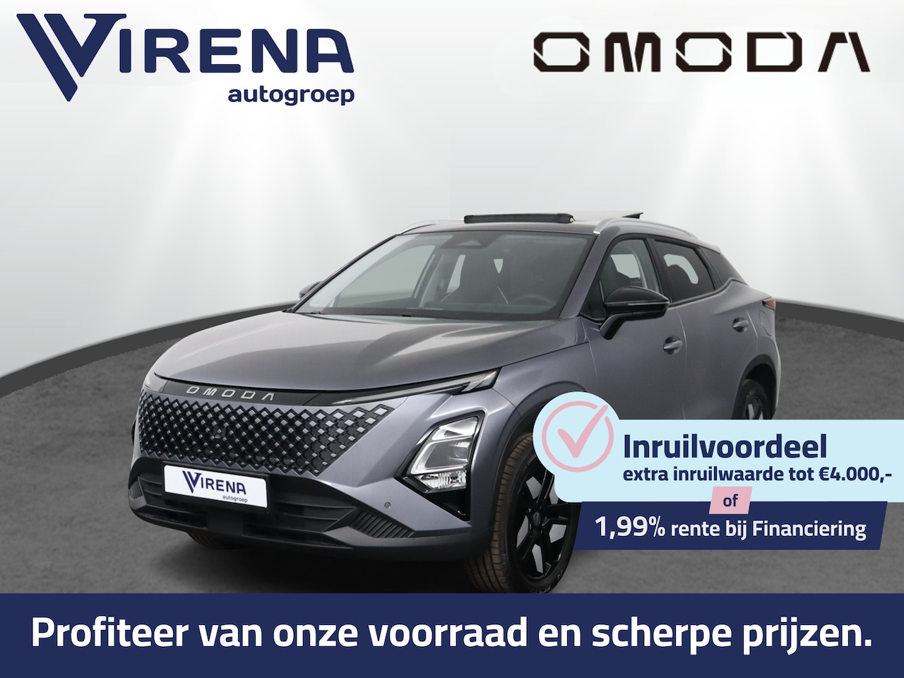 Omoda 5 - SHS Hybride 1.6 T-GDi Premium - Schuifkanteldak - Stoel verwarming & ventilatie - Elektris - AutoWereld.nl
