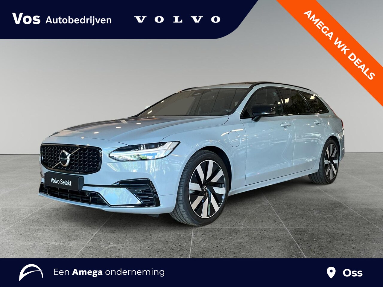 Volvo V90 - T6 Recharge AWD Ultimate Dark | Luchtvering | Panoramadak | BTW auto - AutoWereld.nl