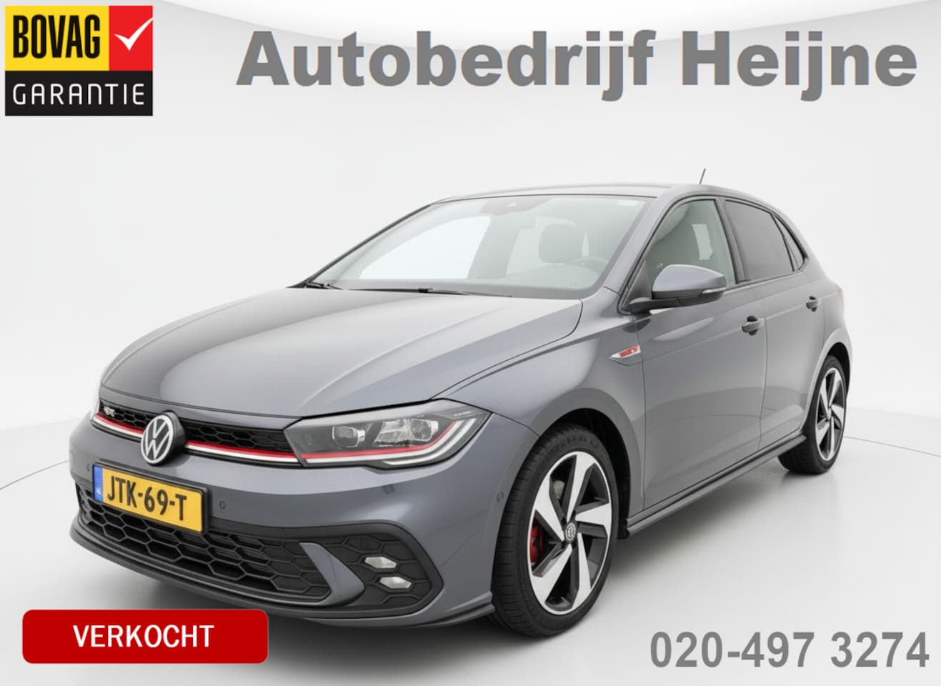Volkswagen Polo - 2.0 TSI 210PK GTI-SPORT LED VIRTUAL/LED/CARPLAY - AutoWereld.nl
