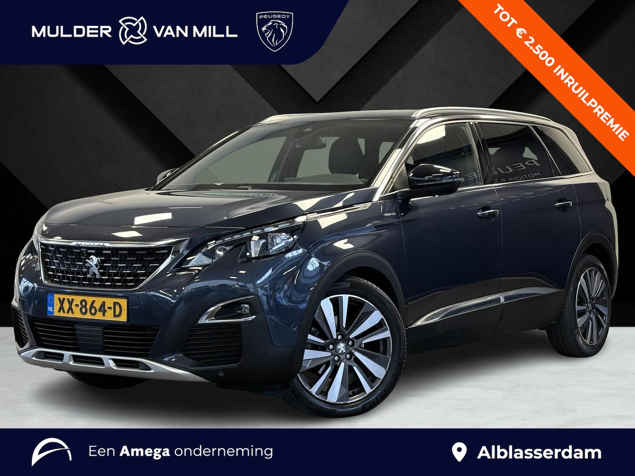 Peugeot 5008 - GT-Line 1.6 Turbo 180pk EAT8 | NAPPA LEDER | FOCAL HIFI | STOELMASSAGE | 360° CAMERA | 7-Z - AutoWereld.nl