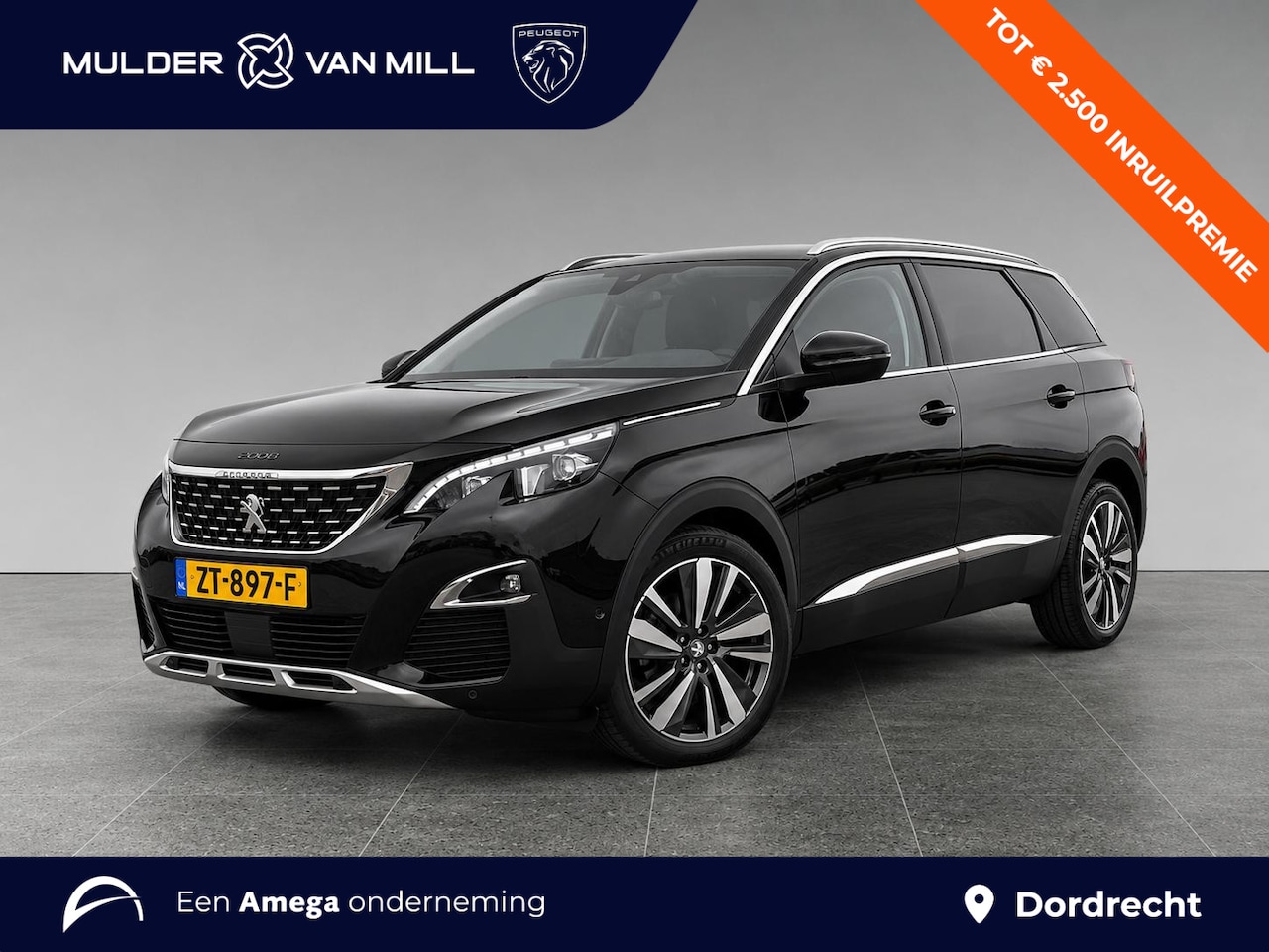 Peugeot 5008 - Blue Lease Allure Premium 1.6 Turbo 180pk EAT8 | COGNAC LEDER! | FULL-LED KOPLAMPEN | HAND - AutoWereld.nl