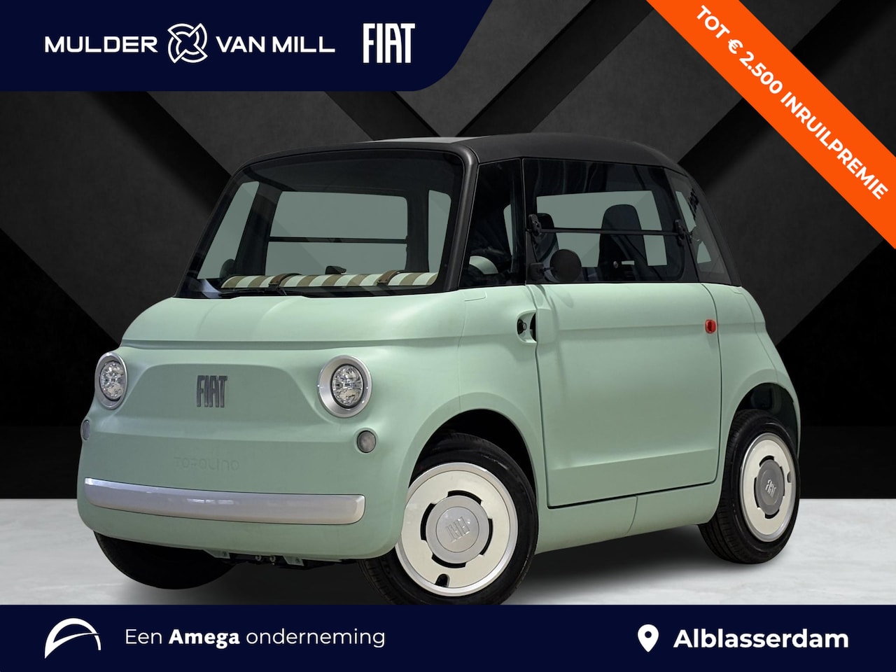 Fiat Topolino e - EV 100% ELEKTRISCH | GESCHIKT VOOR AM RIJBEWIJS | VANAF 16 JAAR | PANODAK | SNEL RIJDEN! | - AutoWereld.nl