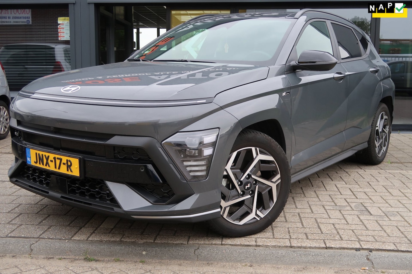 Hyundai Kona - 1.6 GDI HEV N Line Sky *Rijklaarprijs *1e Eigenaar *NAP - AutoWereld.nl