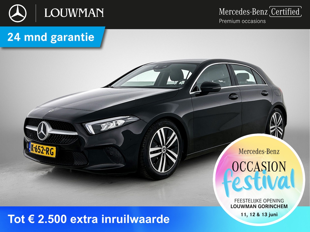 Mercedes-Benz A-klasse - 160 Business Solution Luxury Ledkoplampen | Sfeerverlichting | Parkeerpakket met achteruit - AutoWereld.nl