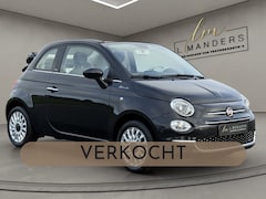 Fiat 500 C - 1.0 Hybrid Dolcevita 2022 ZWART | Cabriolet | Leder | Airco
