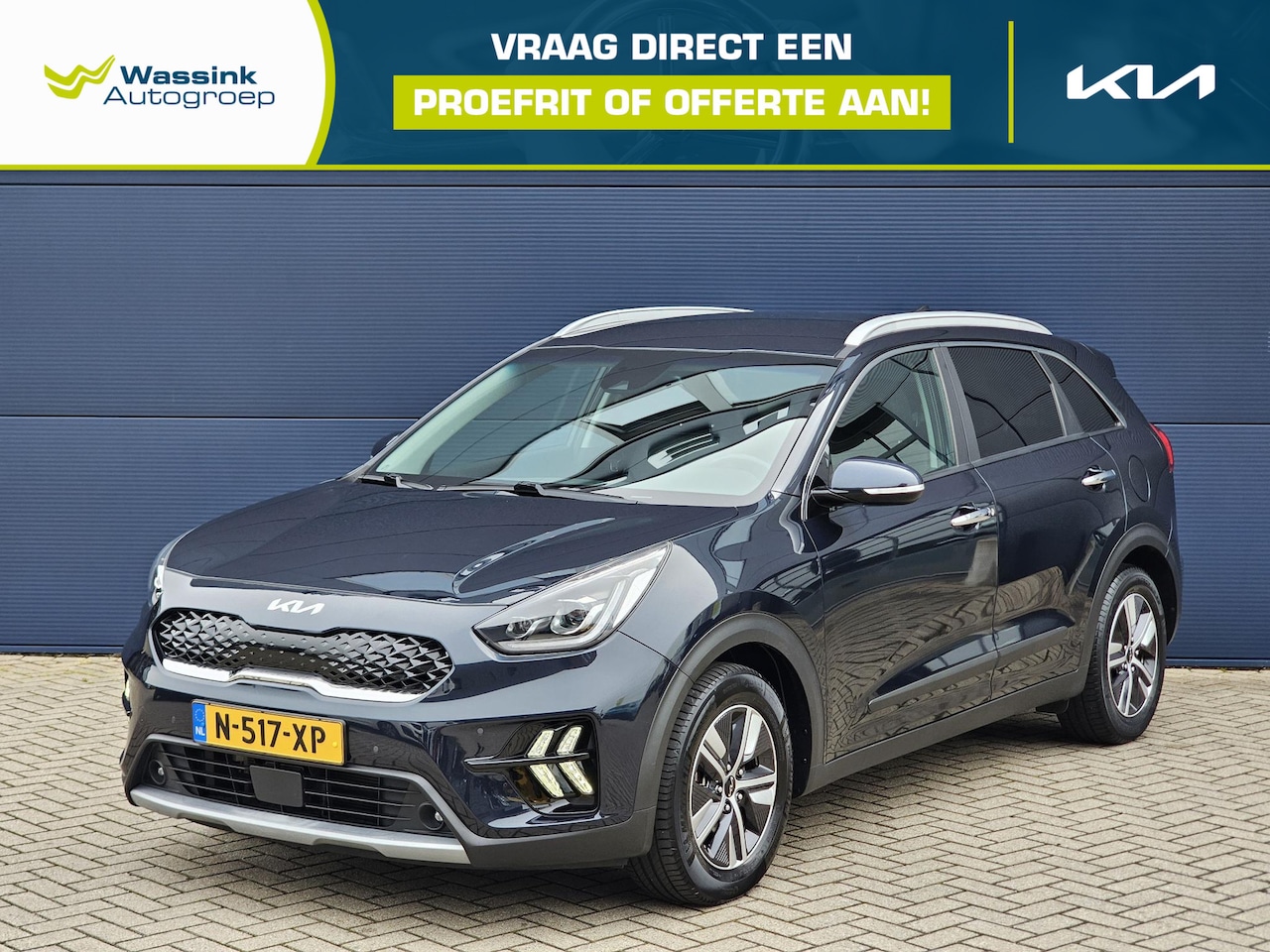 Kia Niro - 1.6 GDi Hybrid DynamicPlusLine | CARPLAY | STOEL.STUUR VERW. | LEDER | - AutoWereld.nl