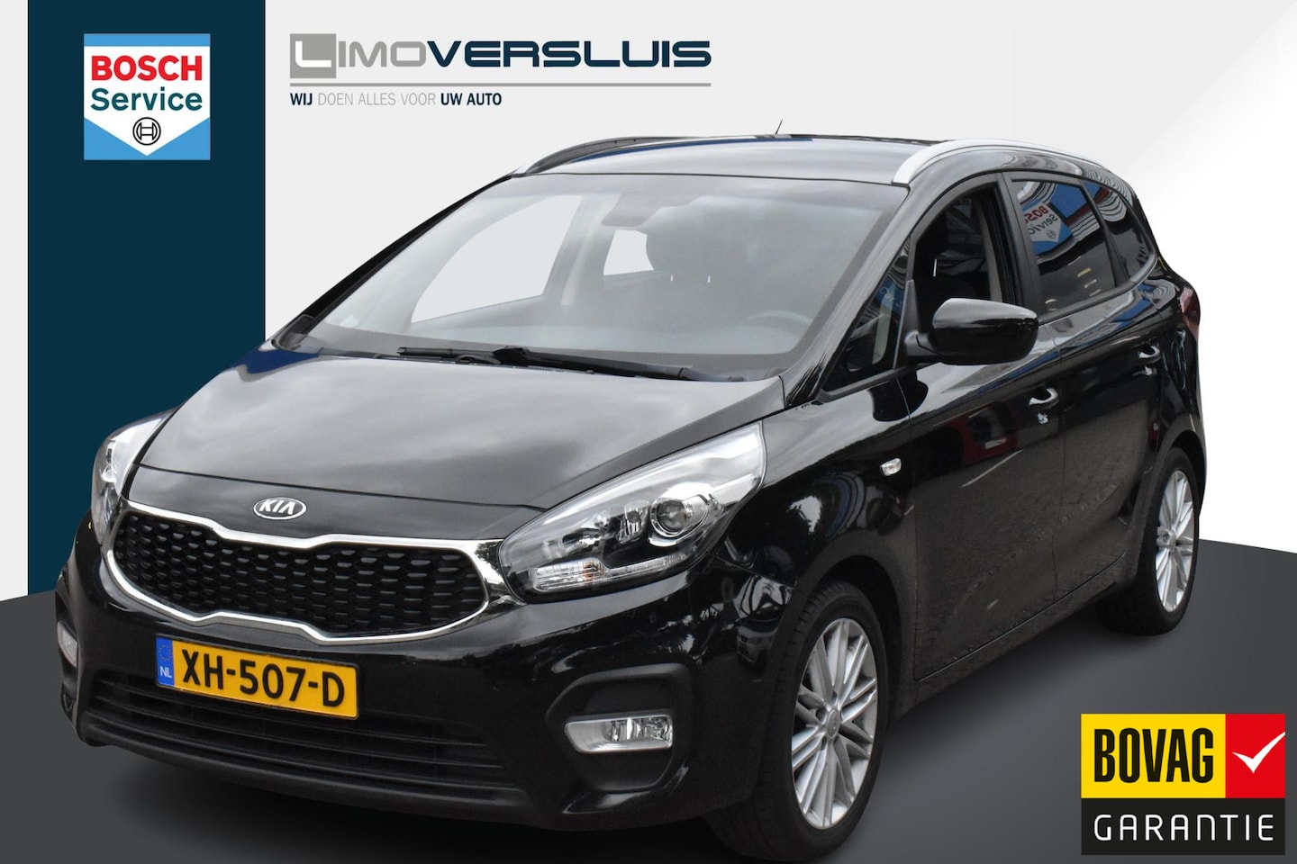 Kia Carens - 1.6 GDi DynamicPlusLine 7-Persoons | Trekhaak | Navi | Volledig onderhouden | 12 mnd BOVAG - AutoWereld.nl