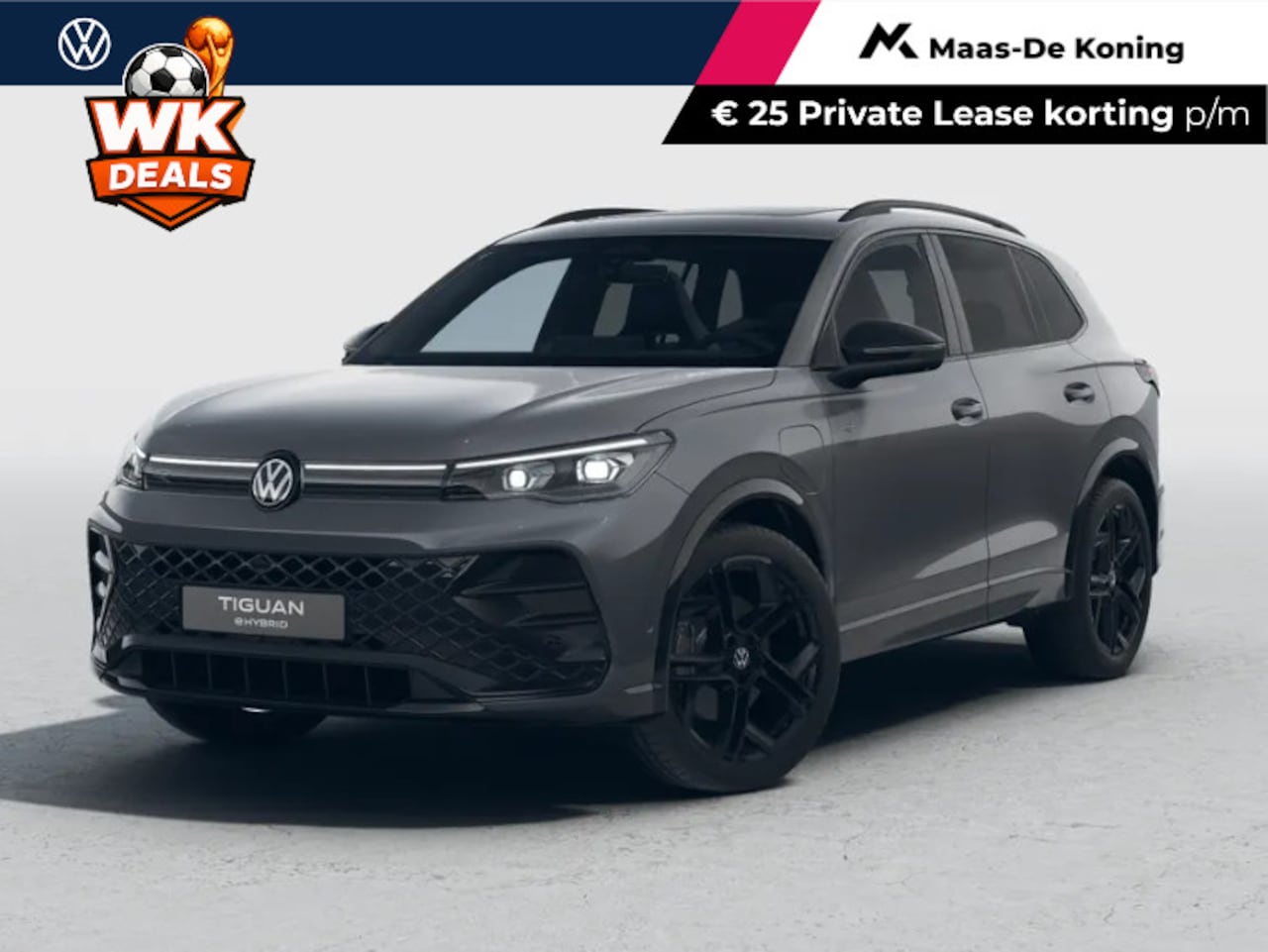 Volkswagen Tiguan - R-Line Edition 1.5 eHybrid 204 PK 6 versn. DSG · Black Style Pakket · Panoramaschuif-kante - AutoWereld.nl