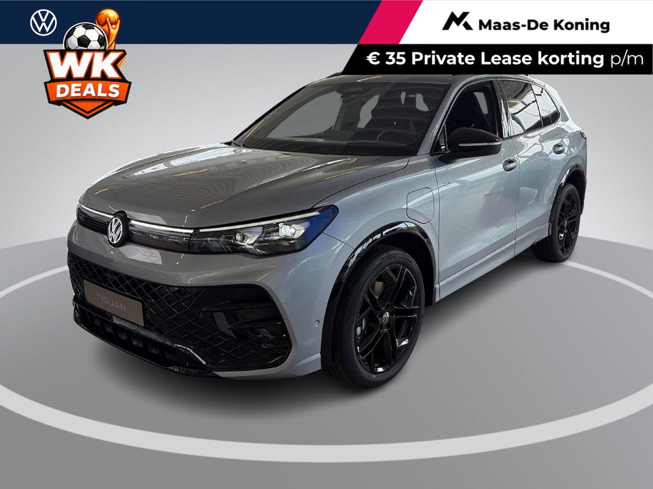 Volkswagen Tiguan - R-Line Edition 1.5 eHybrid 204 PK 6 versn. DSG · Black Style Pakket · Panoramaschuif-kante - AutoWereld.nl