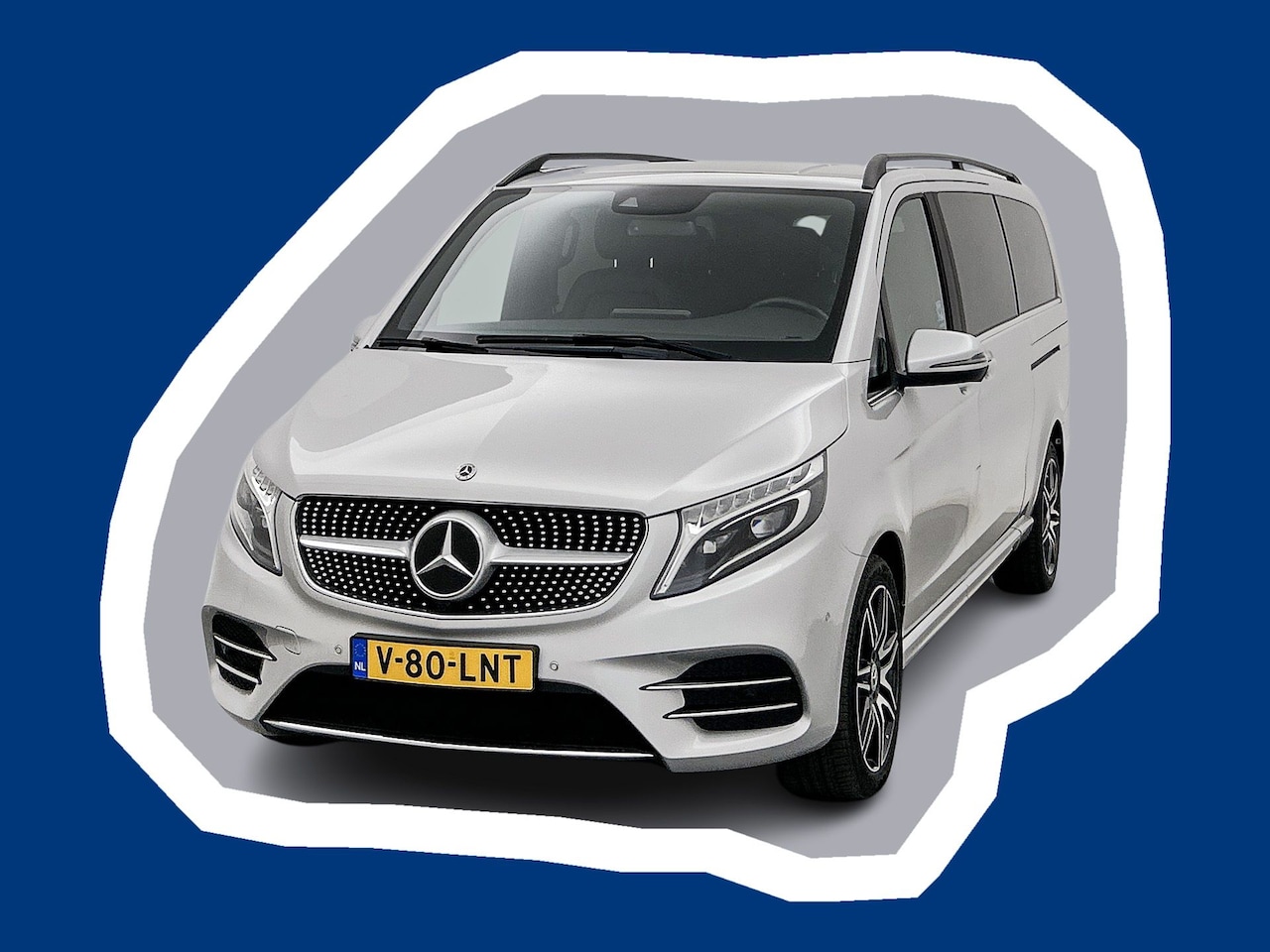 Mercedes-Benz V-klasse - 250d 4-MATIC DC Extra Lang AMG Line Leder Dubbele Cabine 19inch Led - AutoWereld.nl