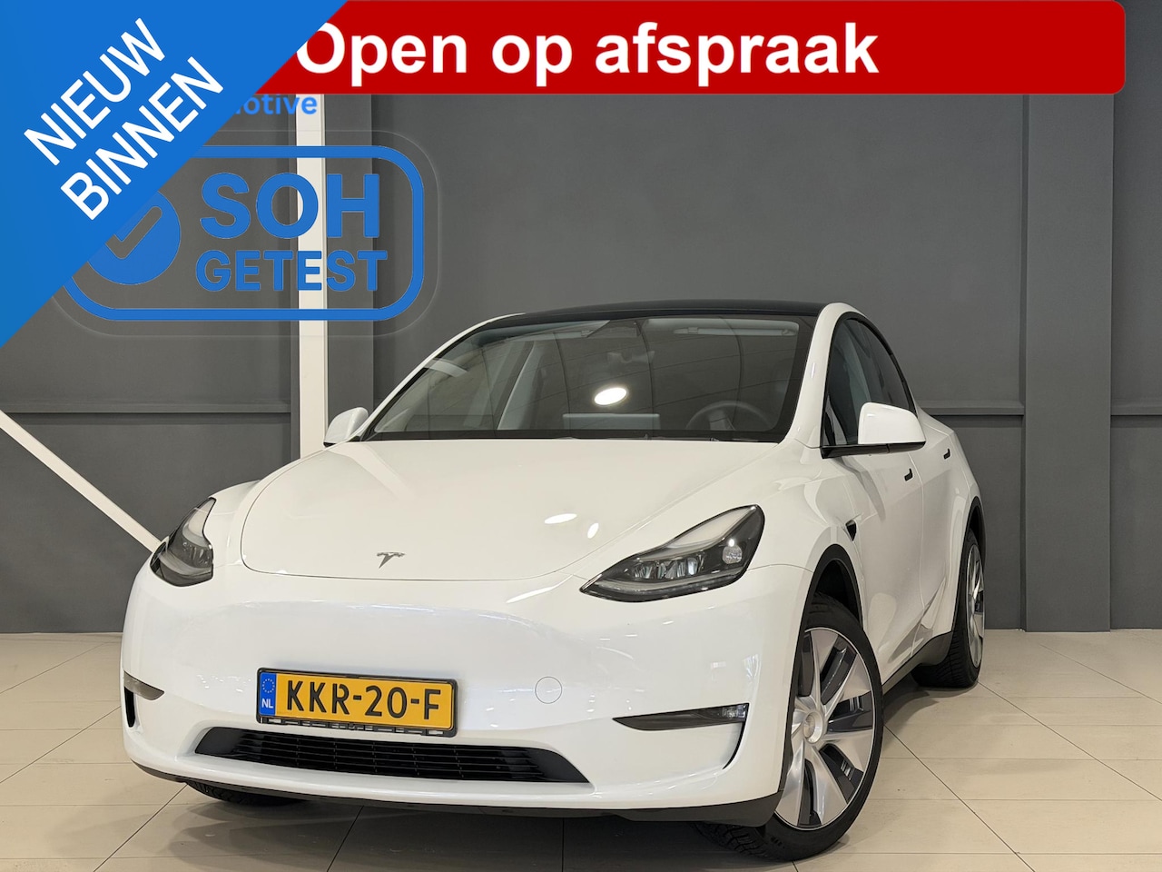 Tesla Model Y - Long Range AWD 75 kWh | Leder | SOH 94% | Hoge instap | - AutoWereld.nl
