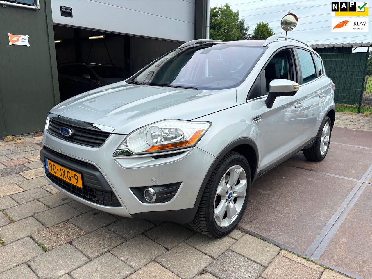 Ford Kuga - 2.5 Turbo Titanium Leder Navi Camera Panodak Mooie Auto! - AutoWereld.nl