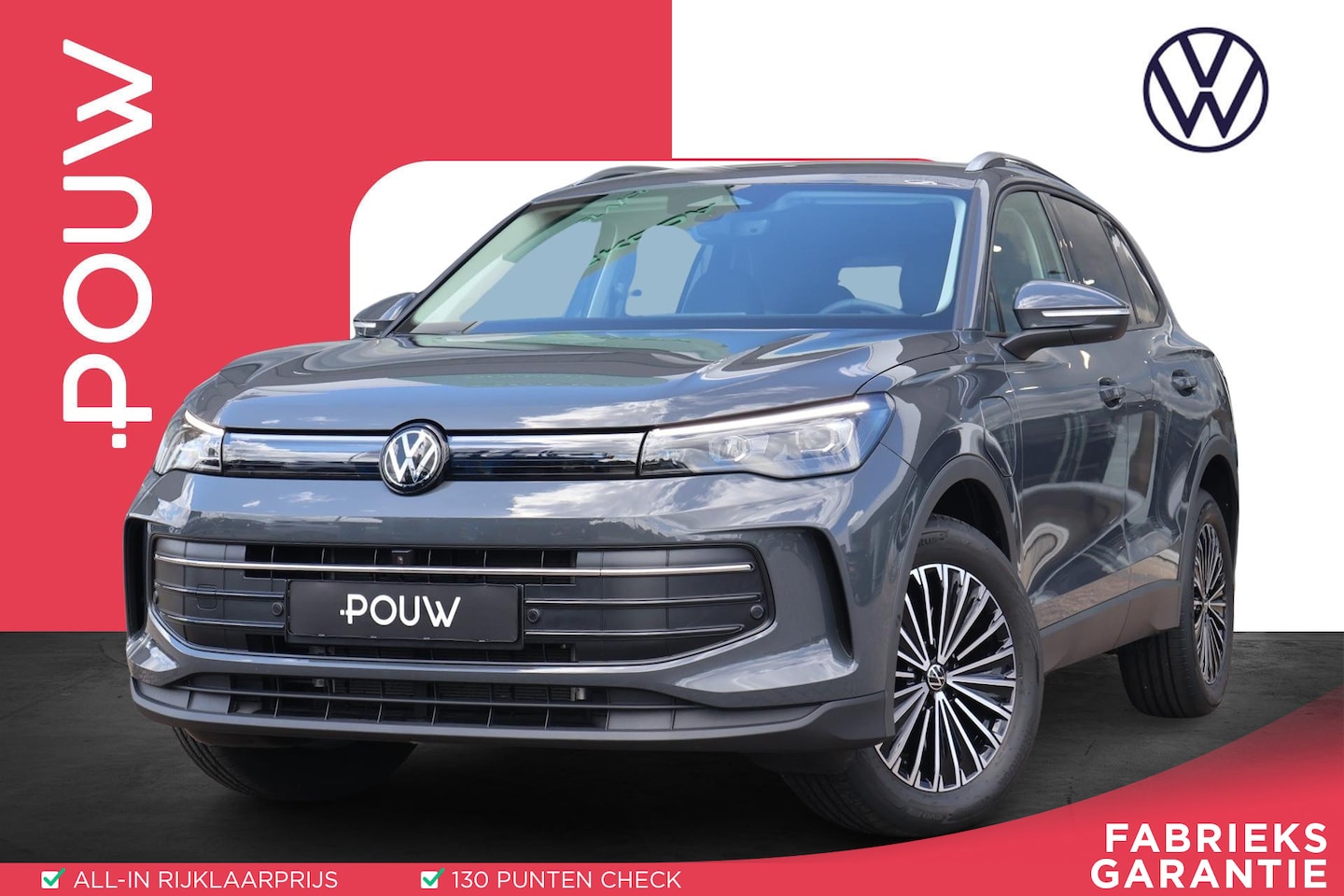 Volkswagen Tiguan - 1.5 eHybrid 204pk Life Edition | SoH 99% | Trekhaak | 360 Camera | Side Assist | Stoel & S - AutoWereld.nl