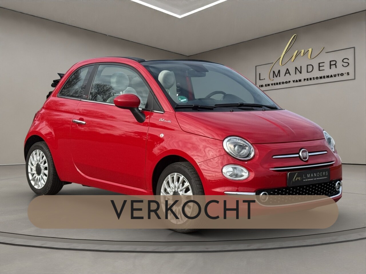 Fiat 500 C - 1.0 Hybrid Dolcevita 2021 ROOD | Cruise Control | Apple CarPlay - AutoWereld.nl