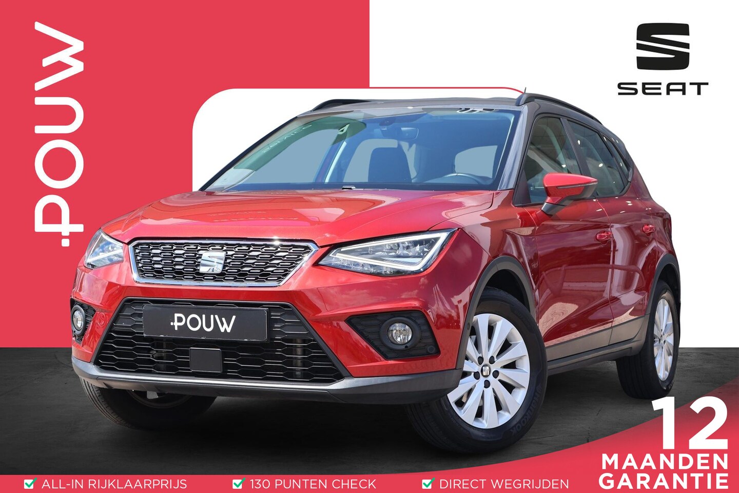 SEAT Arona - 1.0 TSI 115pk DSG Xcellence Business Intense | Camera | Navigatie | Keyless | PDC | Apple - AutoWereld.nl