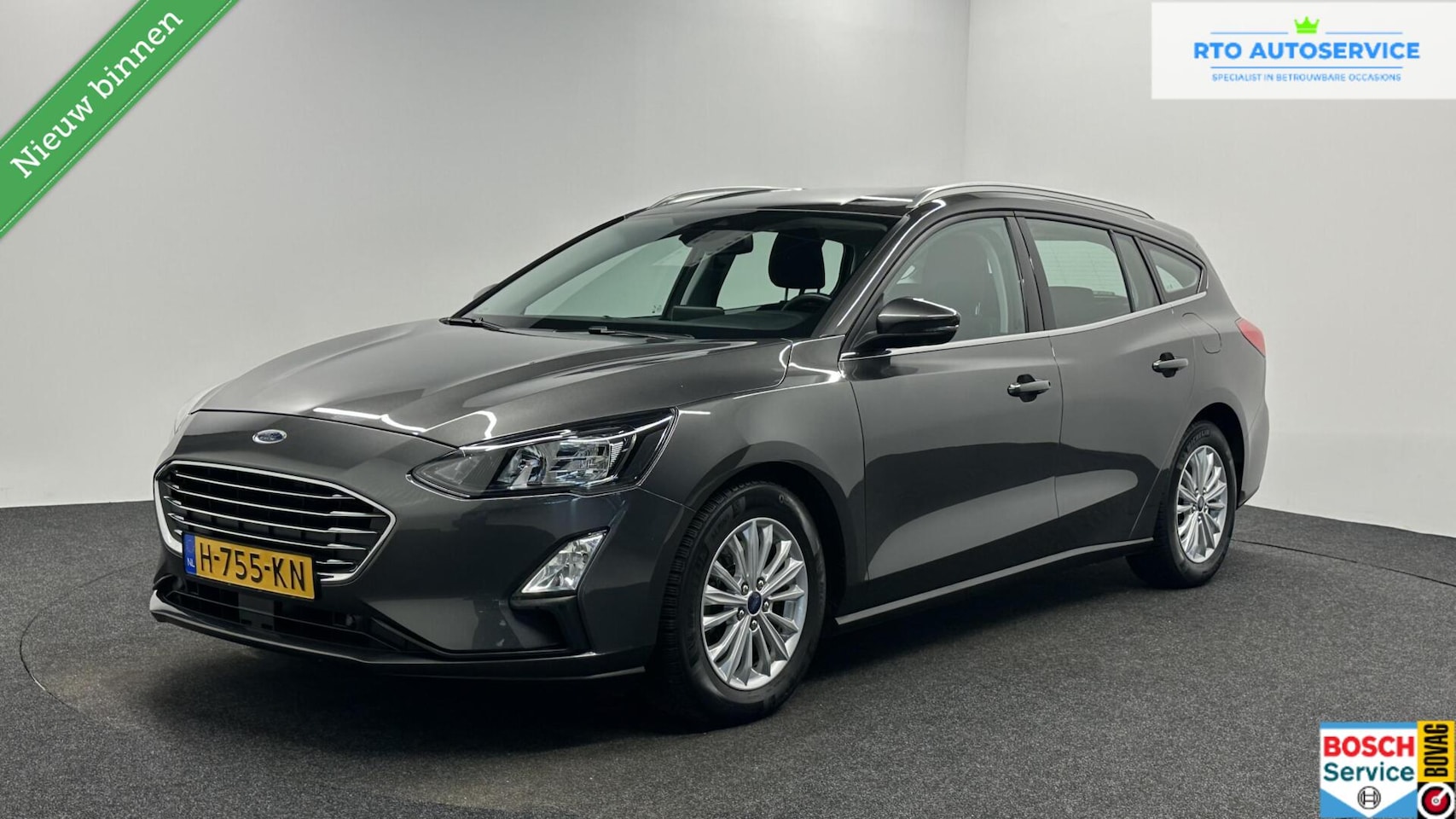 Ford Focus Wagon - 1.0 EcoBoost Titanium Business CRUISE LM CARPLAY NAVI ECC. - AutoWereld.nl