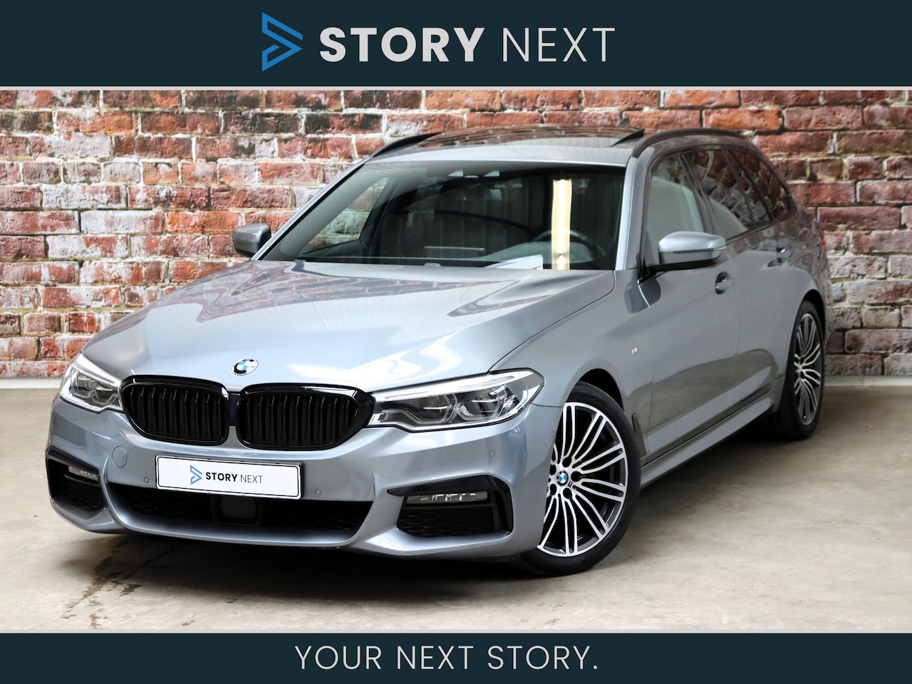 BMW 5-serie Touring - 520i High Executive M Sport Pakket Automaat / Navigatiesysteem Professional / Panoramadak - AutoWereld.nl