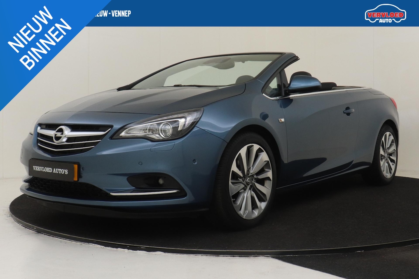 Opel Cascada - 1.6 TURBO/170PK COSMO -GEVENT.LEDER|CAMERA|ADAP.XENON|NAVI|STOEL/STUURVERW.|DODEHOEKDETECT - AutoWereld.nl