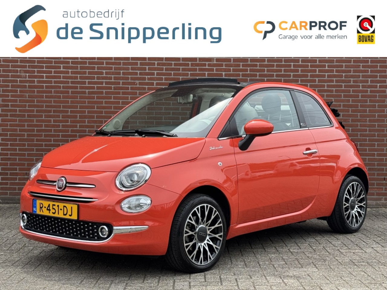 Fiat 500 C - 1.0 Hybrid Dolcevita CLIMA NAV CRUISE CARPLAY PDC LMV - AutoWereld.nl